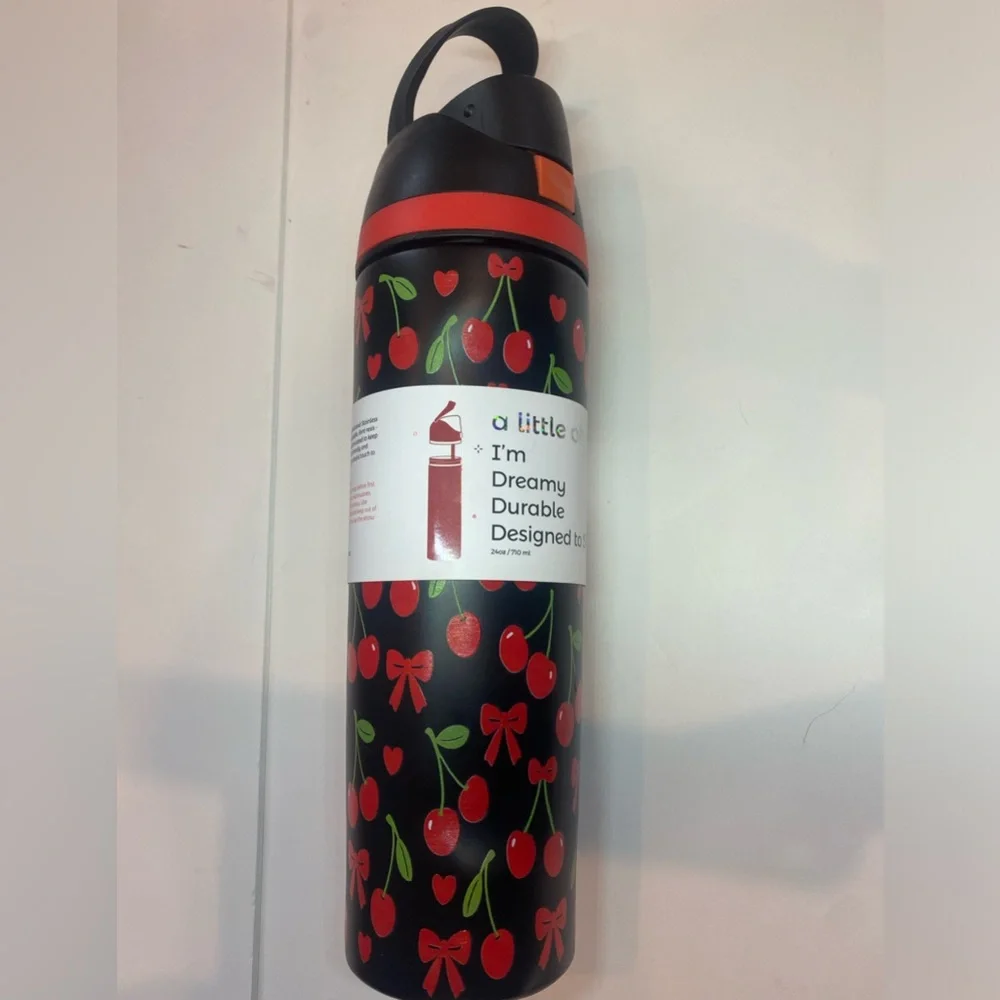 Black Cherry Stainless Water Bottle